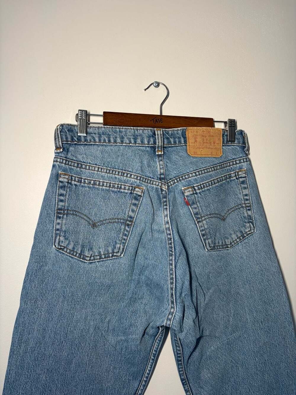 90s Levi's 505 Jeans Blue Denim - Picture 4 of 9